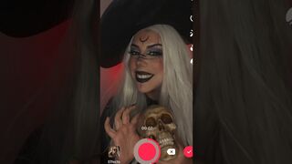 Join me behind the scenes! #makeuptutorial #makeup #halloween #shorts #tiktok #witch #sfx #costume