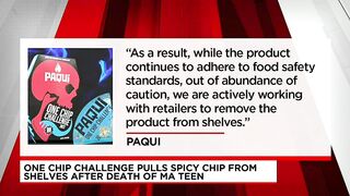 Chicopee residents react to teen death possibly caused by ‘One Chip Challenge’