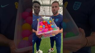 Three Lions Take On 100 Ball Challenge #shorts