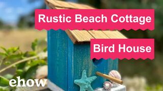 A Rustic Cottage Bird House Inspired by the Beach