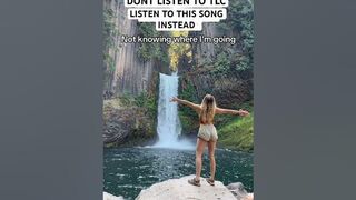 DONT LISTEN TO TLC DONT GO CHASING WATERFALLS #singersongwriter #chasingwaterfalls #outdoors #travel