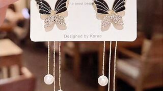 Latest earrings design 2023//Earrings new models gold//Light weight gold earrings // Beauty Zone