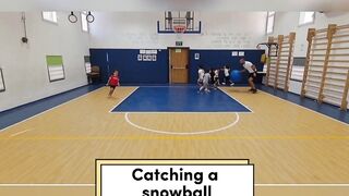 Fun physical education games | pe games | catching a snowball