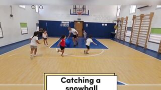 Fun physical education games | pe games | catching a snowball