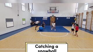 Fun physical education games | pe games | catching a snowball