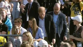 Prince Harry watches track and field finals at the Invictus Games