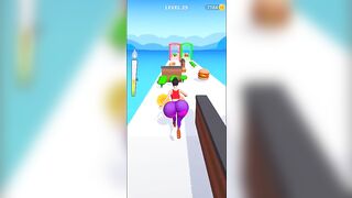 Twerk Race 3D Gameplay Walkthrough Levels 25 (Android,iOS) #gameplay #playstore #funny #shorts #3d