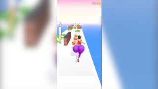 Twerk Race 3D - Gameplay Walkthrough Levels 23 (Android,iOS) #gameplay #playstore #funny #shorts #3d