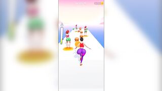 Twerk Race 3D - Gameplay Walkthrough Levels 22 (Android,iOS) #gameplay #playstore #funny #shorts #3d