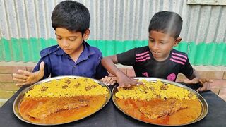 Eating Challenge || Egg Omelet Curry with Rice Eating Challenge || Eating Competition