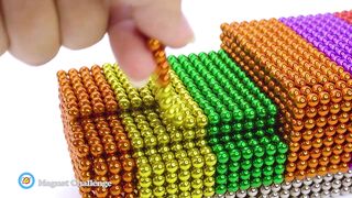 Magnet Challenge - How To Make Sluban M38-B0837 Military Army Assault Vehicle From Magnetic Balls