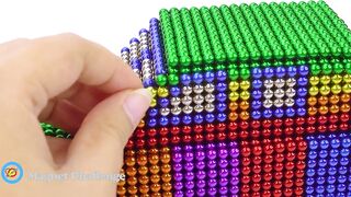 Magnet Challenge - How To Make Sluban M38-B0837 Military Army Assault Vehicle From Magnetic Balls