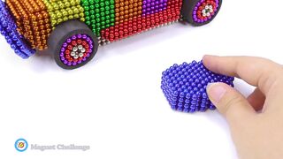 Magnet Challenge - How To Make Sluban M38-B0837 Military Army Assault Vehicle From Magnetic Balls