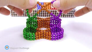 Magnet Challenge - How To Make Sluban M38-B0837 Military Army Assault Vehicle From Magnetic Balls