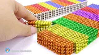 Magnet Challenge - How To Make Sluban M38-B0837 Military Army Assault Vehicle From Magnetic Balls