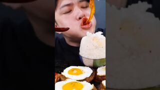 5x speed spicy kimchi eating compilation ???? | mukbang/asmr compilation | BEEBANG ???? | #shorts