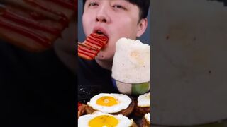 5x speed spicy kimchi eating compilation ???? | mukbang/asmr compilation | BEEBANG ???? | #shorts