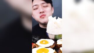 5x speed spicy kimchi eating compilation ???? | mukbang/asmr compilation | BEEBANG ???? | #shorts