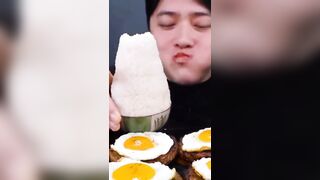 5x speed spicy kimchi eating compilation ???? | mukbang/asmr compilation | BEEBANG ???? | #shorts