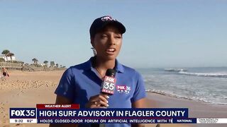 Hurricane Lee causes Florida beach to lose sand