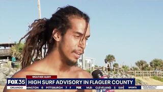 Hurricane Lee causes Florida beach to lose sand