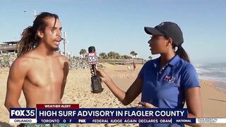 Hurricane Lee causes Florida beach to lose sand