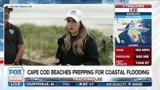 'By Tomorrow It'll Be Incredibly Dangerous': Cape Cod Prepares Beaches For Coastal Flooding From Lee