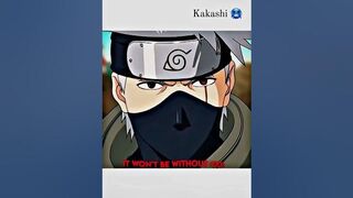 Kakashi Hatake the copy ninja???? #anime #shorts