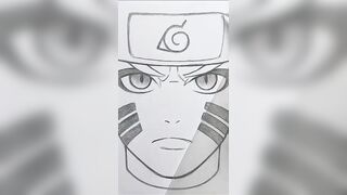 Easy anime sketch | how to draw Naruto - [Naruto] | anime boy drawing step by step for beginners