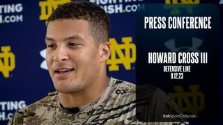 Howard Cross III on Notre Dame’s Run Defense, DL Games and Mental Growth | #ndfootball