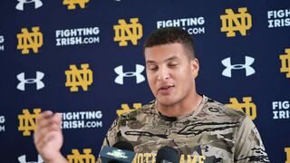 Howard Cross III on Notre Dame’s Run Defense, DL Games and Mental Growth | #ndfootball