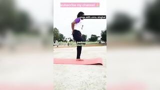 shorts video #Ardha badhaa padmottasana yoga #yogapractice #subscribers #yogawithannusinghal #like #