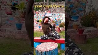 नमस्ते देवभूमि हिमाचल #yoga #yogasana #shortvideo