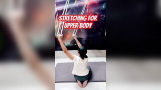 Healthy stretching for upper Spine ???????????? #stretch #yoga #fitness #yogafitness #gurgaon #painrelief