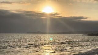 Sunset at the beach Santa Cruz #26thave #26update #26surf #santacruz #beach