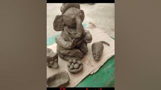 clay Ganesha idol models#trending #2023 #viral #youtubeshorts #shorts #festival #ganeshchaturthi