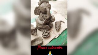 clay Ganesha idol models#trending #2023 #viral #youtubeshorts #shorts #festival #ganeshchaturthi