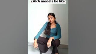 ZARA models pose ???? #youtubeshorts #shorts #trending #funny