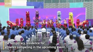 Welcome ceremony held for Chinese delegation to Hangzhou Asian Games