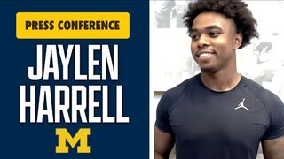 Jaylen Harrell On Challenge From Jesse Minter, Huge Game vs. BGSU, More | Michigan Football #GoBlue