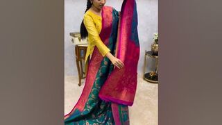 ✨CODE :PAPP1 ✨Rs.1919✨“ www.lakshmiboutique.co.in “ ✨Stunning Celebrity inspired Pashmina Saree ✨