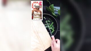 Rating celebrity recipes PT 3 | Kanda bhendi by #jackieshroff ~ feastory #ytshorts #viralrecipe