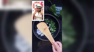 Rating celebrity recipes PT 3 | Kanda bhendi by #jackieshroff ~ feastory #ytshorts #viralrecipe