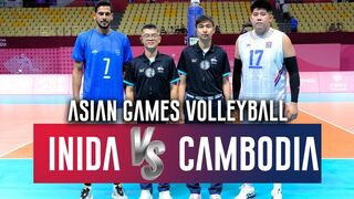 India vs Cambodia , Asian Games volleyball 2023.