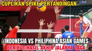 HIGHTLIGHT INDONESIA VS PHILIPHINA ASIAN GAMES DAN HASIL PERTANDINGAN