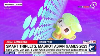 Smart Triplets, Maskot Asian Games 2023 Mewakili Situs Warisan Budaya Unesco