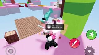 my 800th win in roblox bedwars