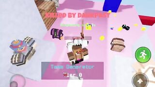 my 800th win in roblox bedwars