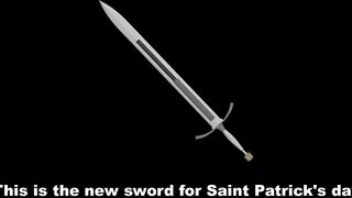 NEW ST. PATRICK'S SWORD AND HOW TO GET IT IN ARSENAL! (Roblox Arsenal)