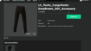 CONSIGUE PANTALONES y CAMISETAS 3D GRATIS en ROBLOX